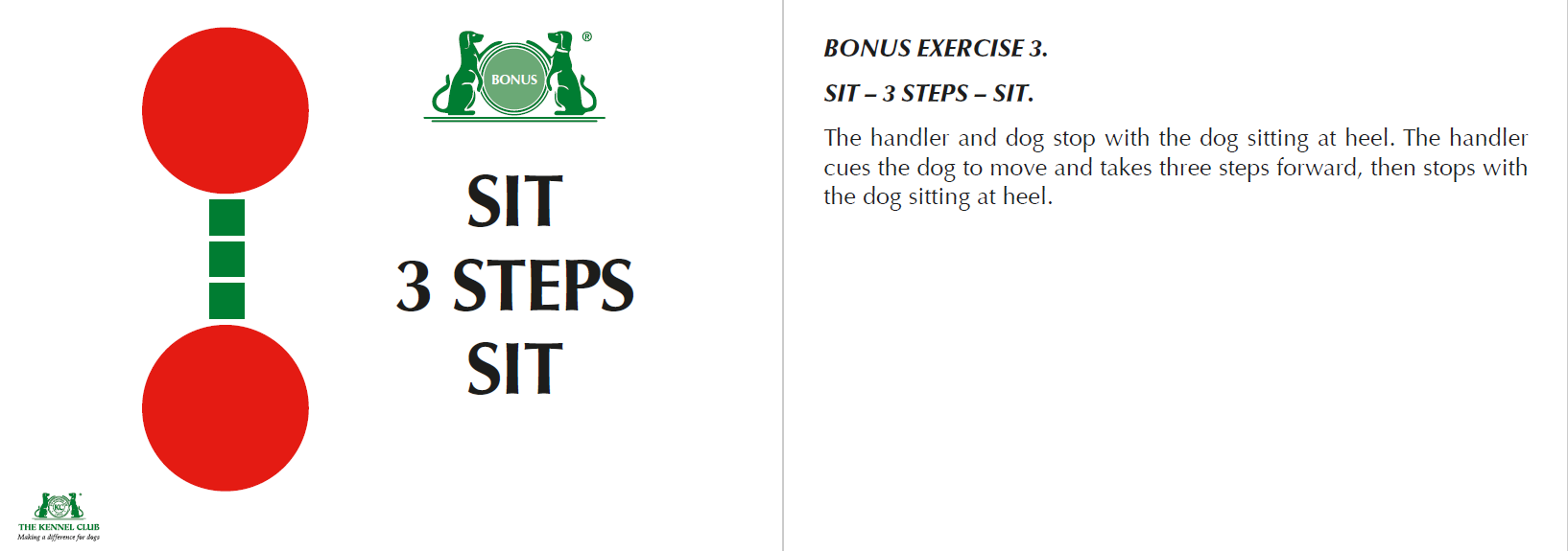 Sit/3 Steps/Sit