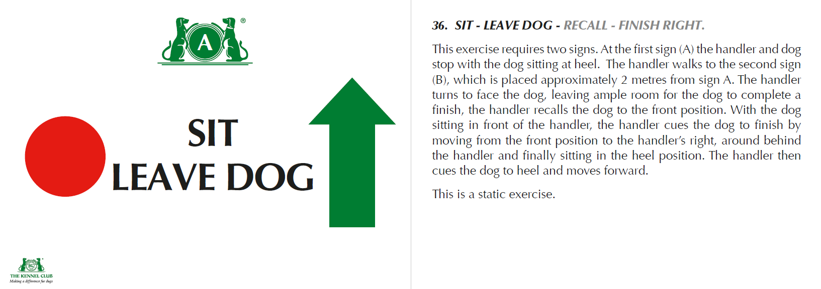 Sit/Leave Dog