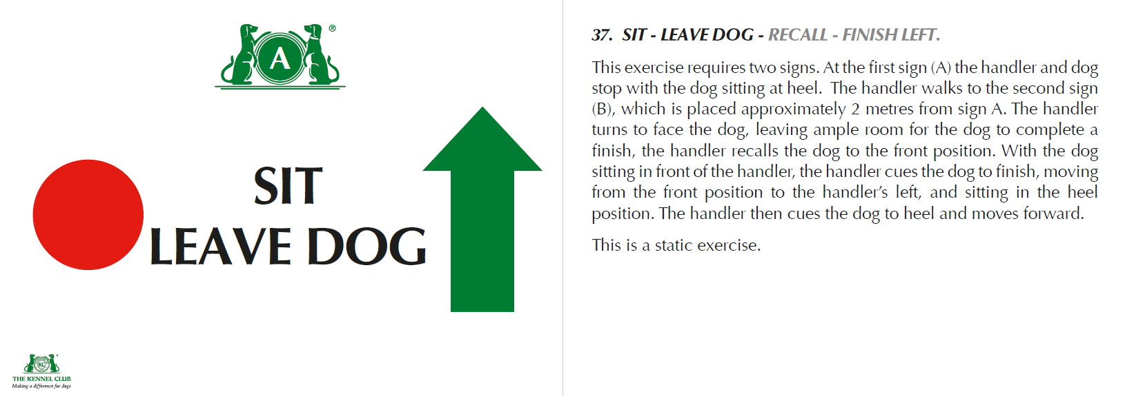 Sit/Leave Dog