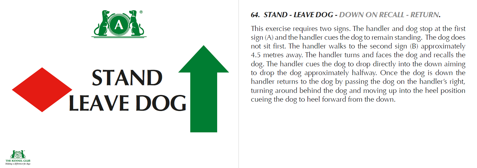 Stand/Leave Dog